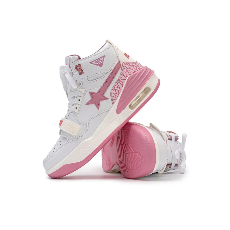 Little Red Man Coverage Cushioning High Top Skateboard Shoes Women's-14