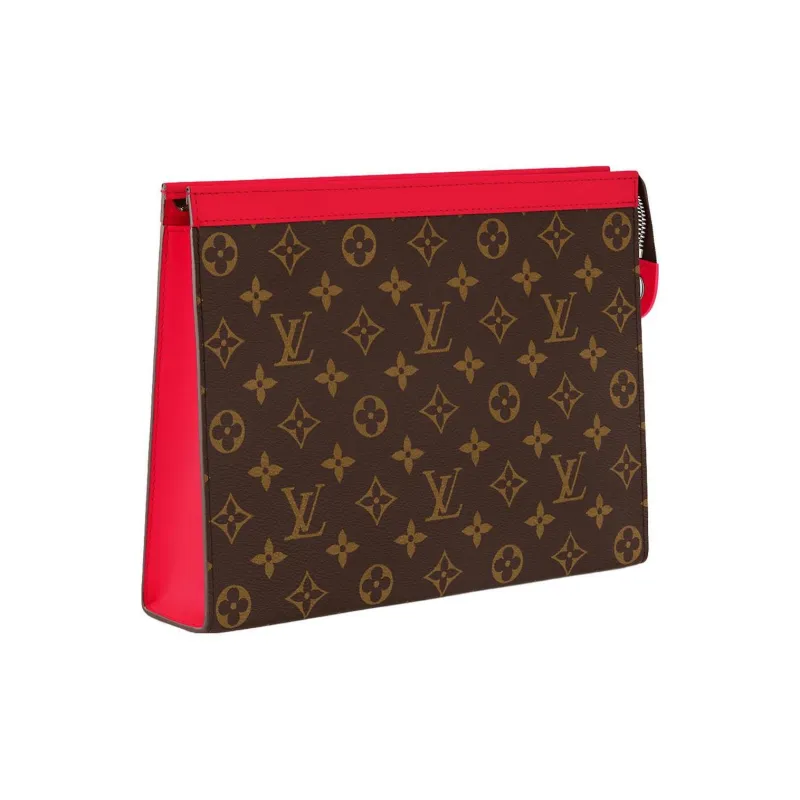 LOUIS VUITTON Pochette Voyage Mm Colormania Red-1