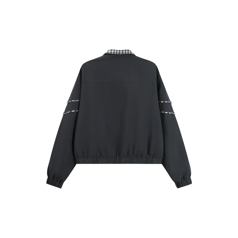 Crying Center Puffer Jacket Unisex Navy Blue-1