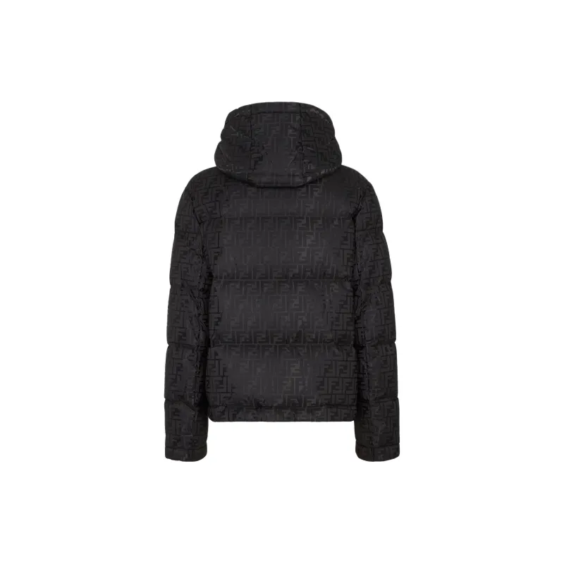 FENDI Ff Jacquard Hooded Jacket-1