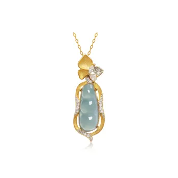YUANYUXIANG Ice Glutinous Jadeite Necklaces Women's