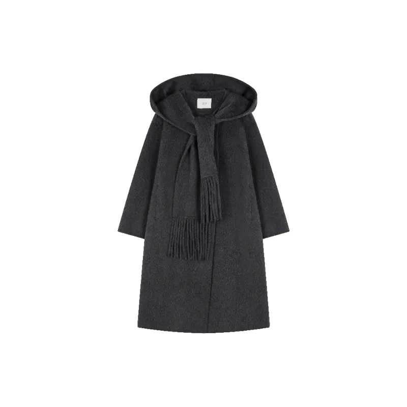 Mo Han Yi Mei Coats Women's Carbon Gray-0