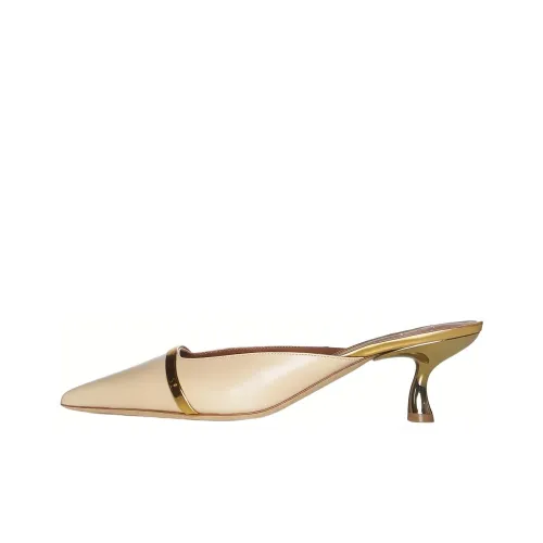 Malone Souliers Wrap-toe Slippers Women's Beige