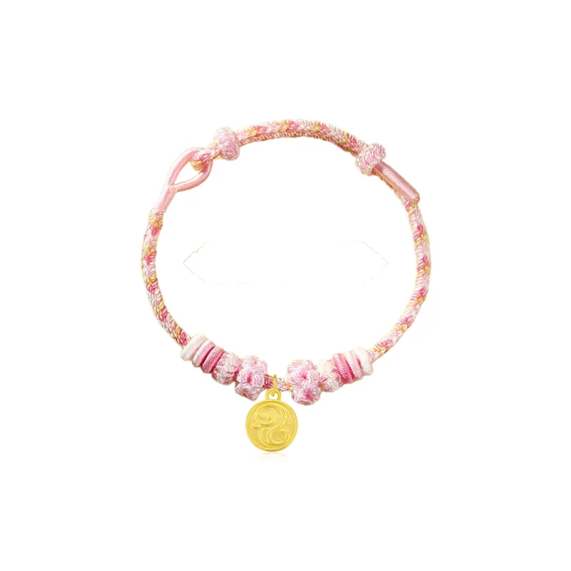 Zheng Tai Fook Gold Bracelet Unisex-3