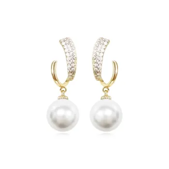 Rhymes Gold Plated Copper Clip On Earrings Women's