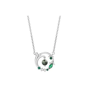 YINGNIXINDONG 925 Sterling Silver Necklaces Women's