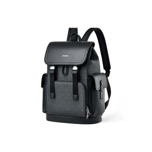 SEPTWOLVES PU Backpack QPL Backpack Regular Unisex Black