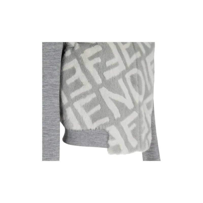 FENDI SS23 Jackets Coats Women's Gray-4