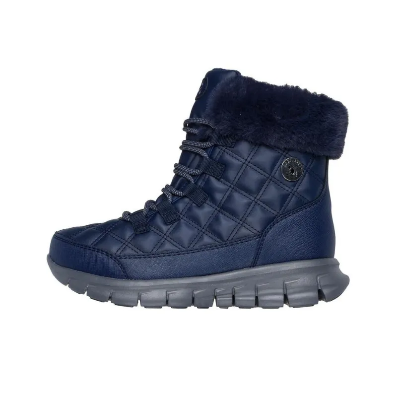Skechers Synergy Slip-Resistant Water-Resistant High-Top Casual Shoes Women's Blue-0