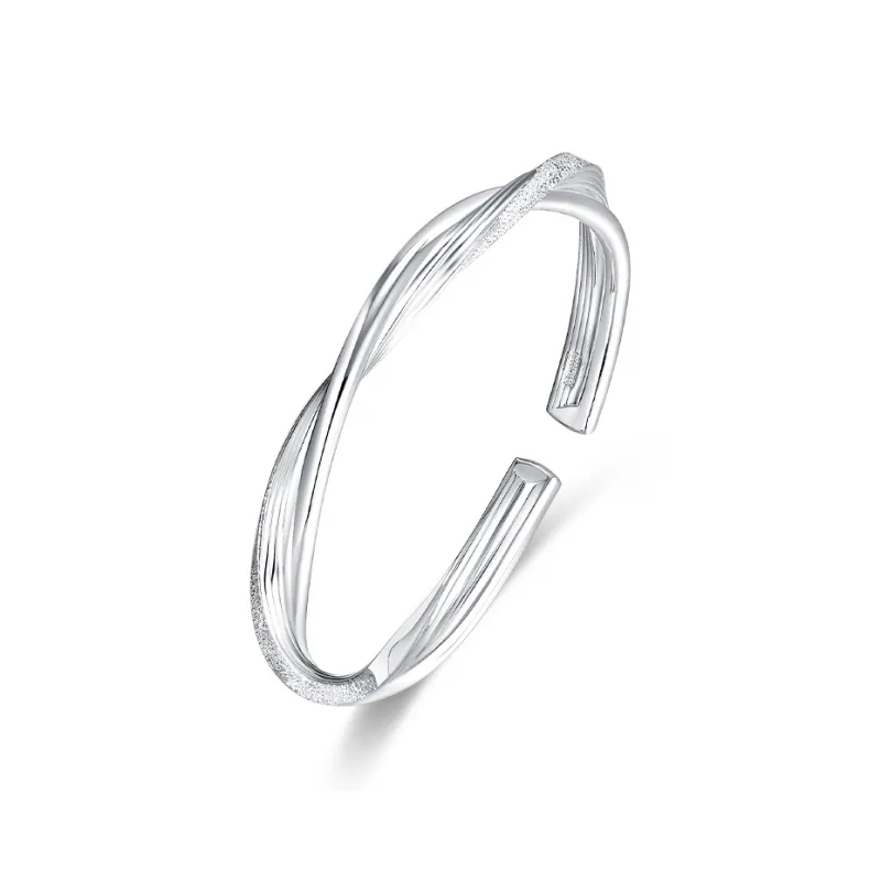 PRP S999 Fine Silver Bangles Unisex-0