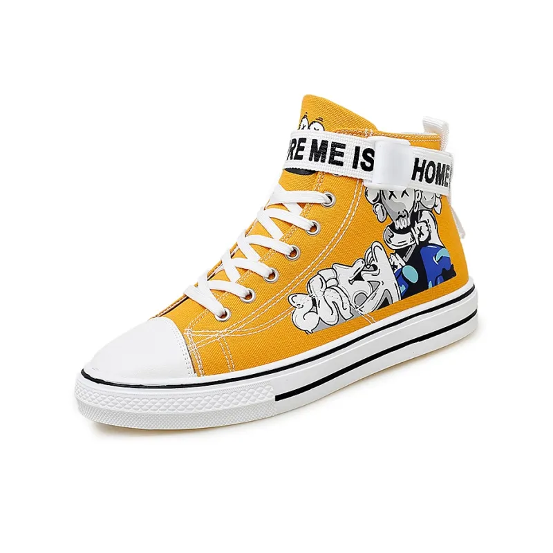 SOURCE Anti Slip And Wear Resistant Breathable High Top Canvas Shoes Unisex-3