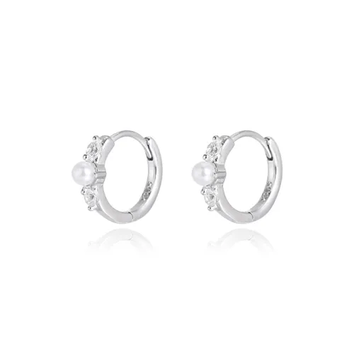 CUOOYINO 925 Sterling Silver Earrings Women's Silver