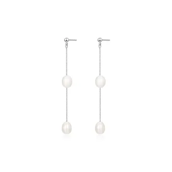 MCK 925 Sterling Silver Earrings Women's