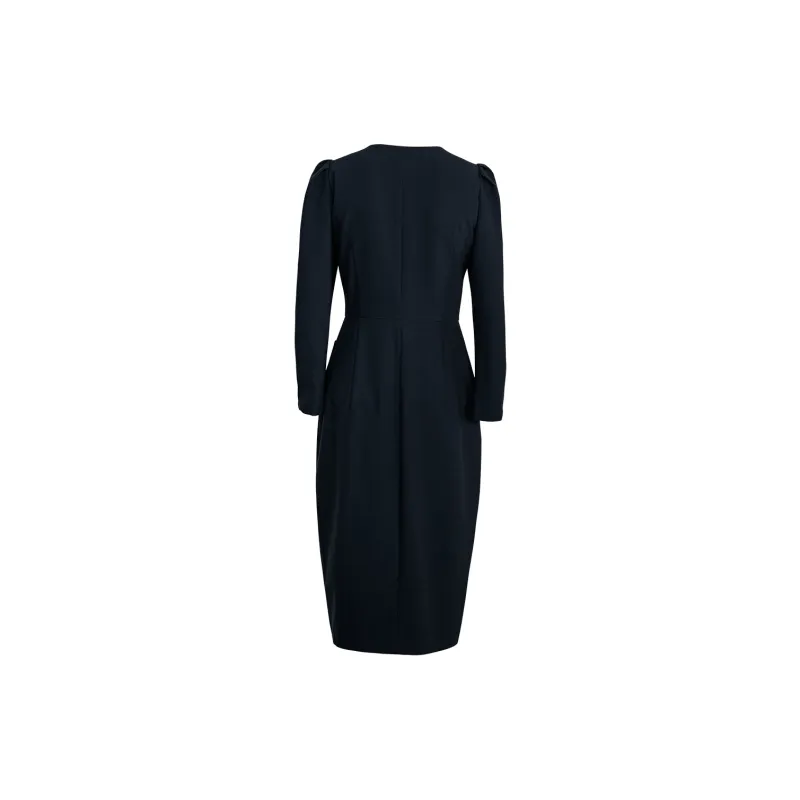 ROEYSHOUSE Long-Sleeved Dresses Women's Dark Blue-1