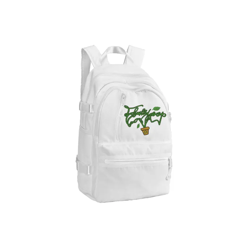 FINITE LOOP Recycled Material Backpack Regular Unisex White-23