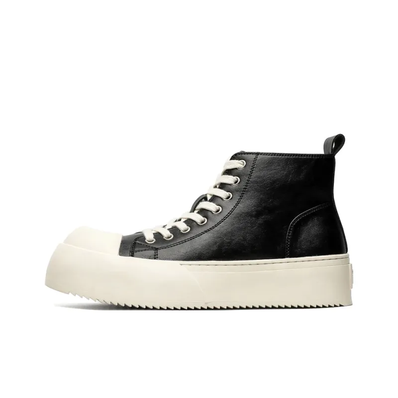 V ZERO FIVE Cushioning Wear Resistant Balance High Top Skateboard Shoes Unisex Black-16