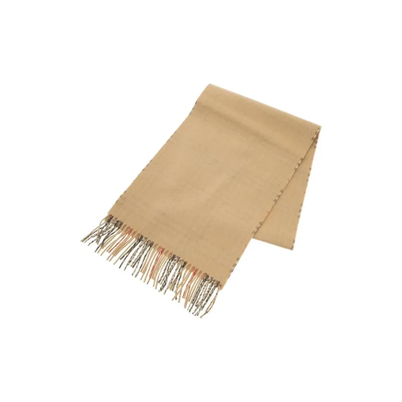 Burberry Checked Cashmere Scarf-2