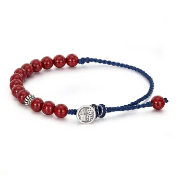 Lady Go Cinnabar Bracelets Unisex