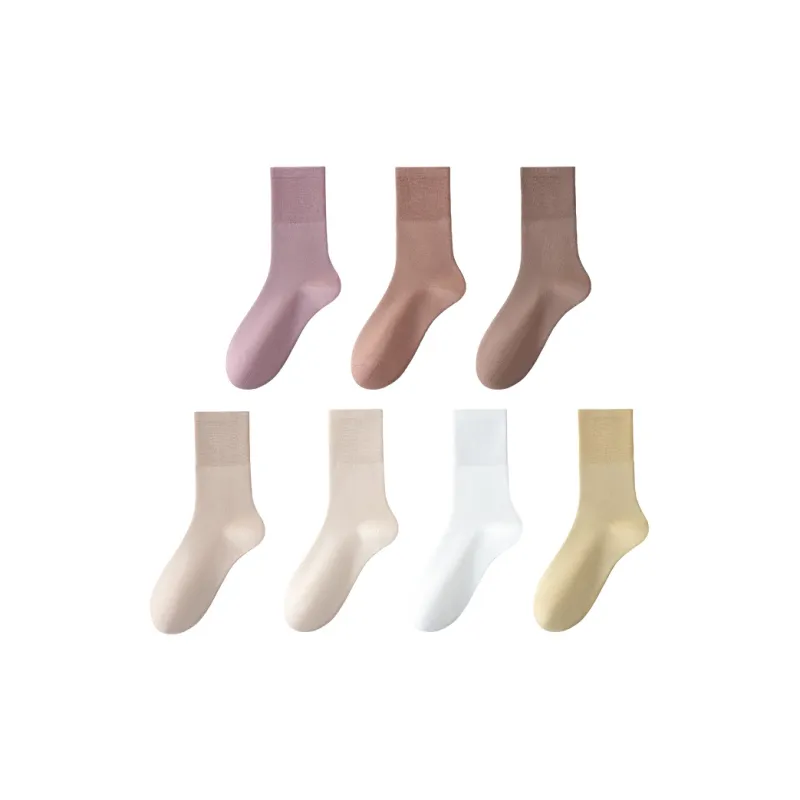 SOIE Mid Calf Socks Women's Combo Set-13