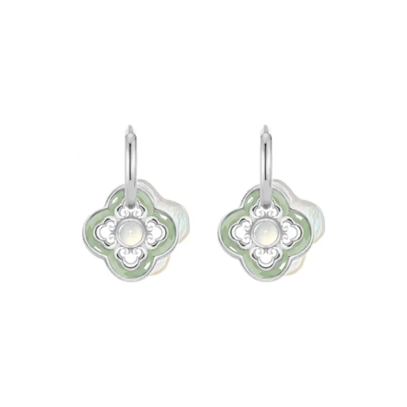 Masw Luxe National Style Commute Copper Alloy Hoop Earrings Women's-3
