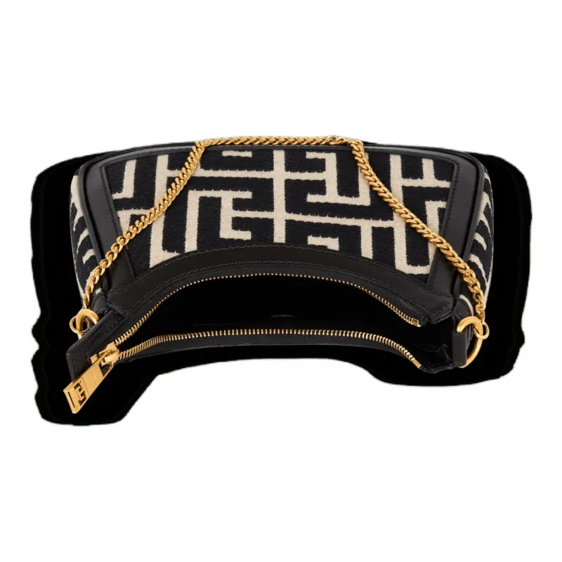 BALMAIN B Army Monogrammed Shoulder Bag-3