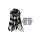 Black Beige+Gray Glove