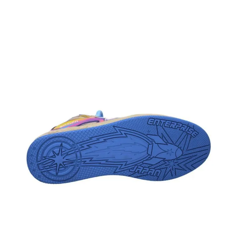ENTERPRISE JAPAN Low Top Stylish Skateboarding Shoes Men's Blue Purple-4