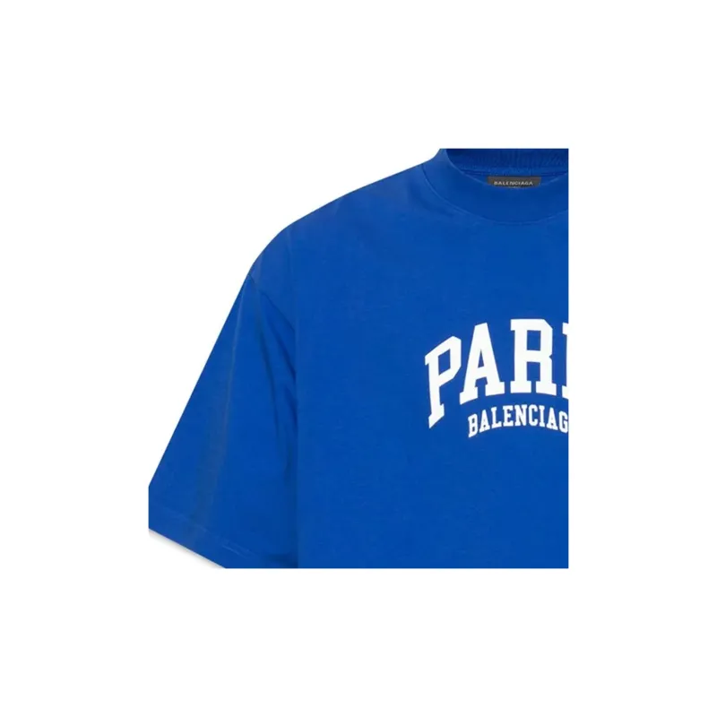 Balenciaga T Shirts Men Blue-4