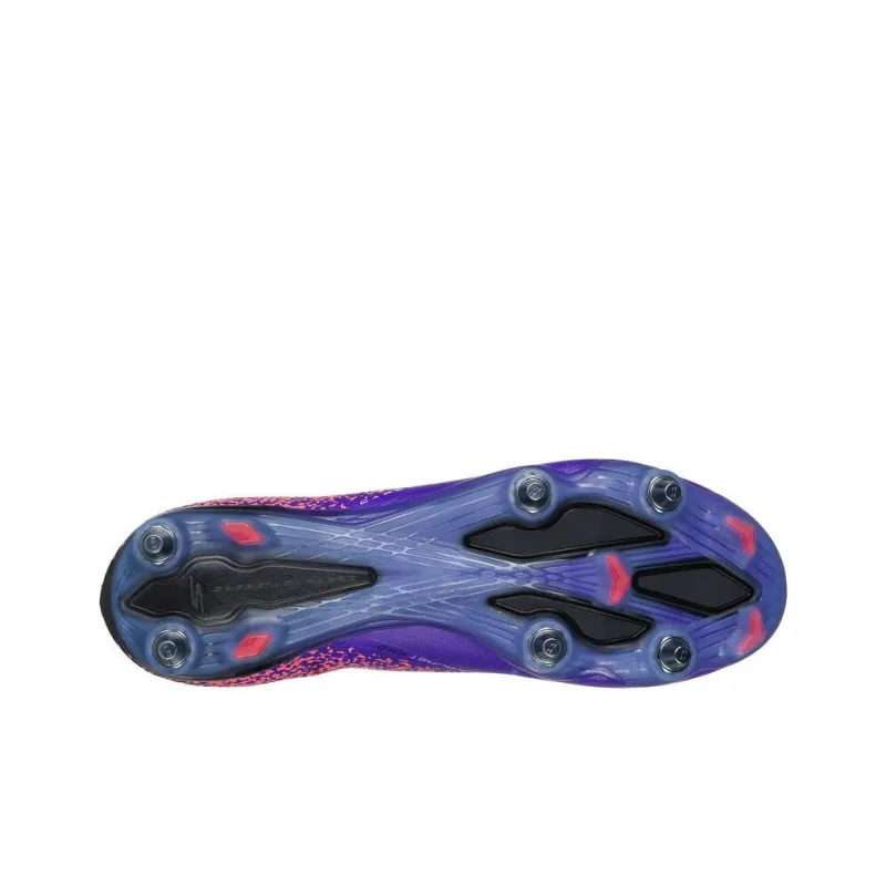 Skechers RAZOR - 1.5 ELITE Anti-Slip Wear-Resistant Soccer Shoes Unisex Purple-4