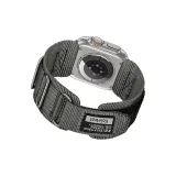 Three-Loop Hook-and-Loop Nylon Strap, Silver