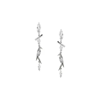 Masw Copper Alloy Earrings Women's