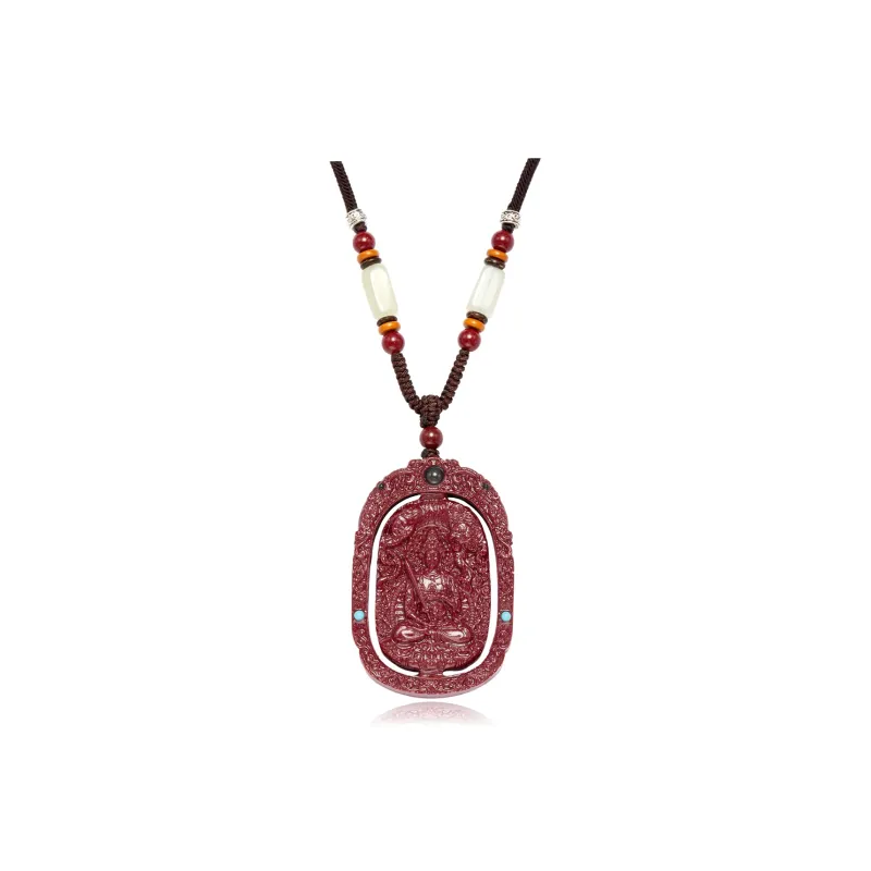 AGOVSKI Reconstructed Cinnabar Necklaces Unisex-3