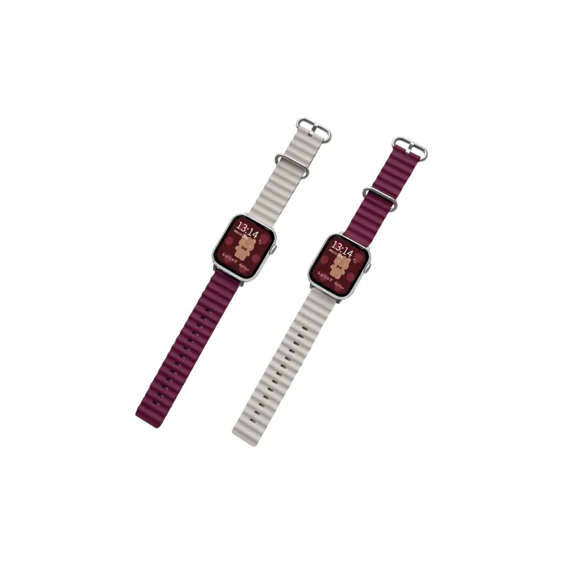 MSSM Watch Band Apple Compatibility Silicone Material-32