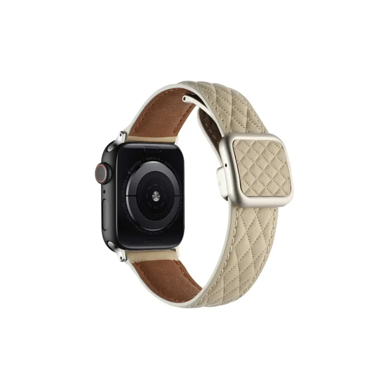 LOVINGCOOL Watch Bands Apple Compatibility Genuine Leather Material-1