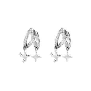 MIDNIGHT MOMENT Alloy Earrings Unisex