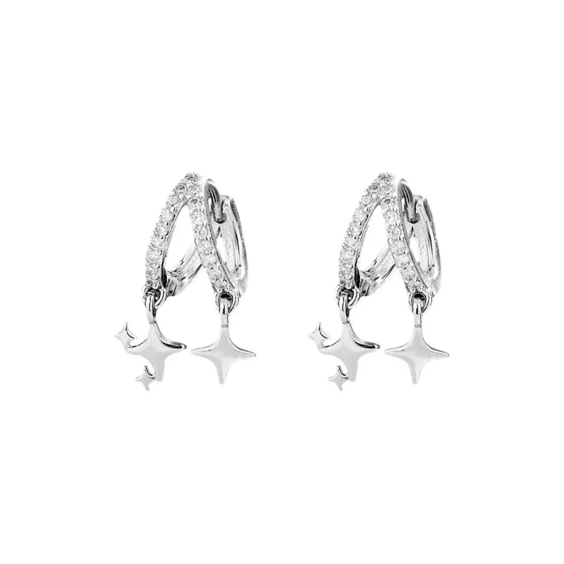 MIDNIGHT MOMENT Alloy Earrings Unisex-0