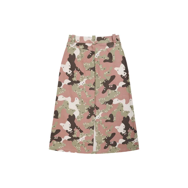 Madgood Casual Long Skirts Women's Pink-1