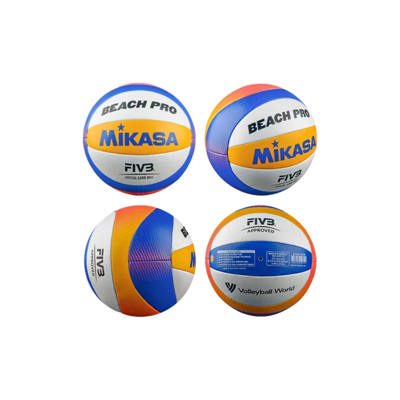 MIKASA Nylon Composite Fabric Size 5 Volleyball Unisex Gold Sand Yellow/Sky Blue/Fiery Red-2