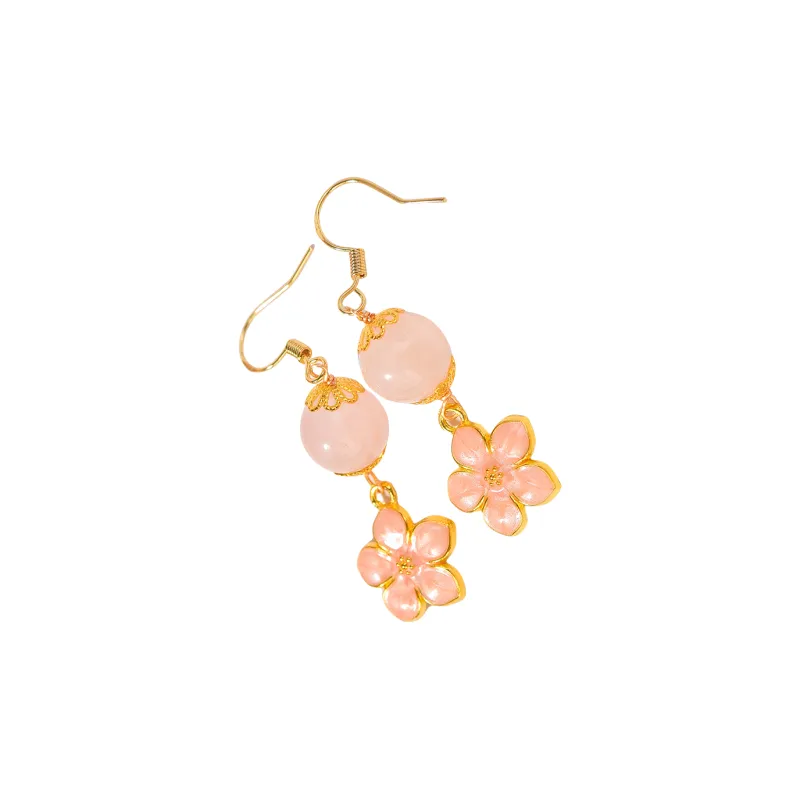 Stone On The Line Alloy Earrings Women's-0