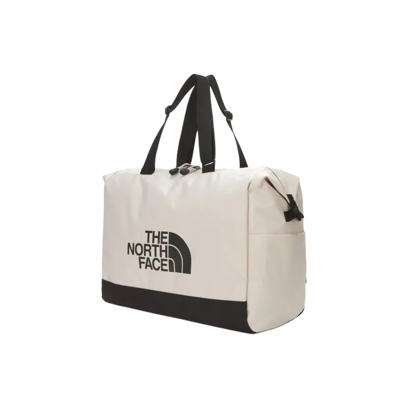 THE NORTH FACE Polyester Gym Bag Portable One Shoulder Travel Bag Regular Unisex Ecru-1