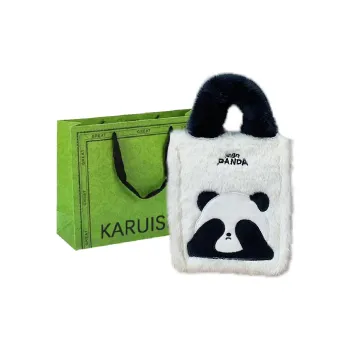 KARUISHA Fleece Shoulder Bag Crossbody Bag Handbag Women's White