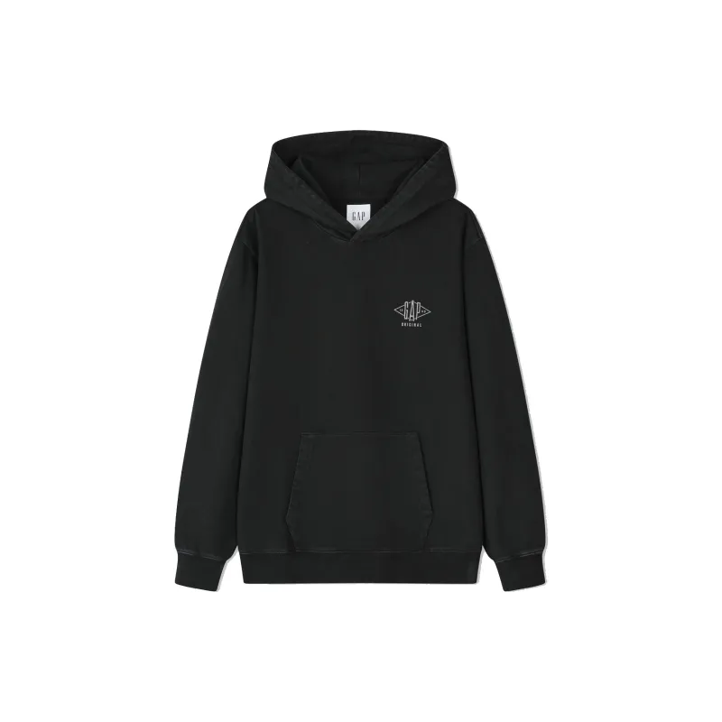 GAP Sweatshirts Unisex Black+Necklace-1