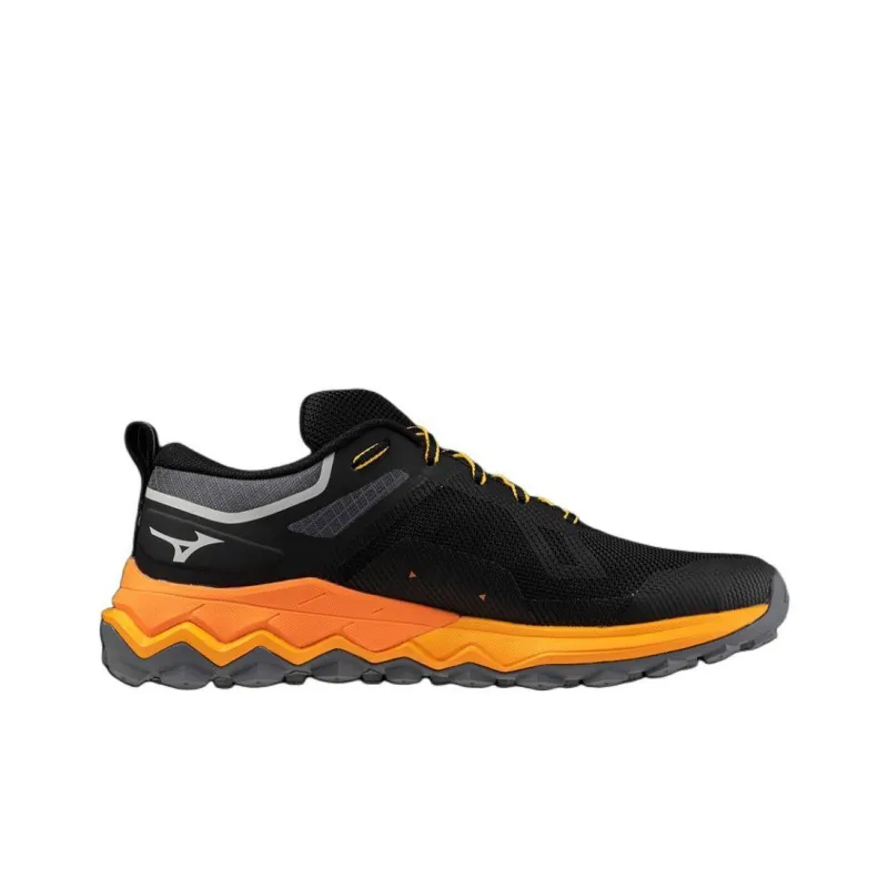 Mizuno WAVE IBUKI 4 Anti Slip Wear Resistant Low Top Running Shoes Men's Black White-1