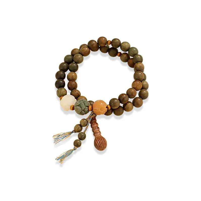 RboySe Green Sandalwood Bracelets Unisex-5