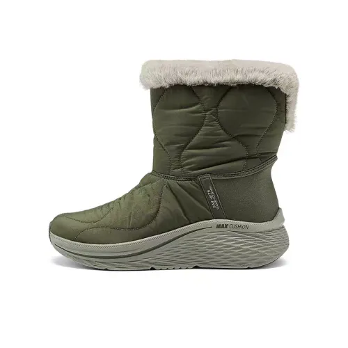 Skechers Slip Ins Warm Cushioning Crew Snow Boots Women's Green