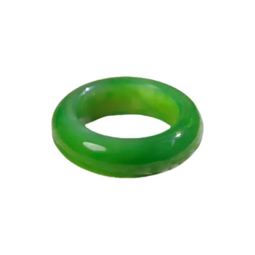 Jade Charm Yao Hetian Jade Rings Jasper Unisex