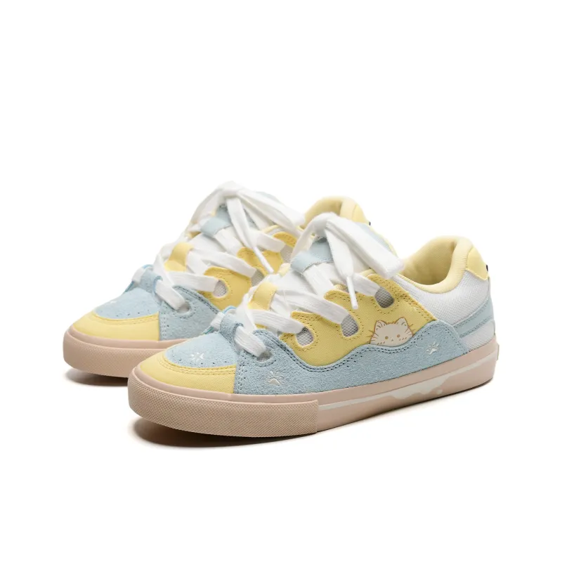 Circle small Skateboard Shoes Women's Low Top-2