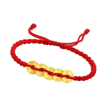 Old Qingyun Silver Building Gold Bracelet Unisex