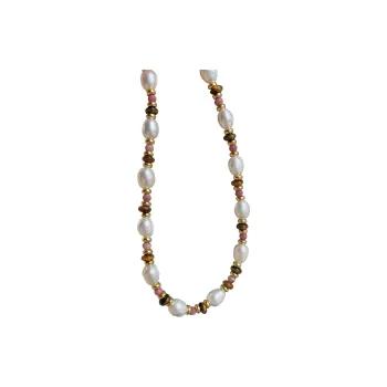 ZHENZHUAOMI Freshwater Pearl Necklaces Women's