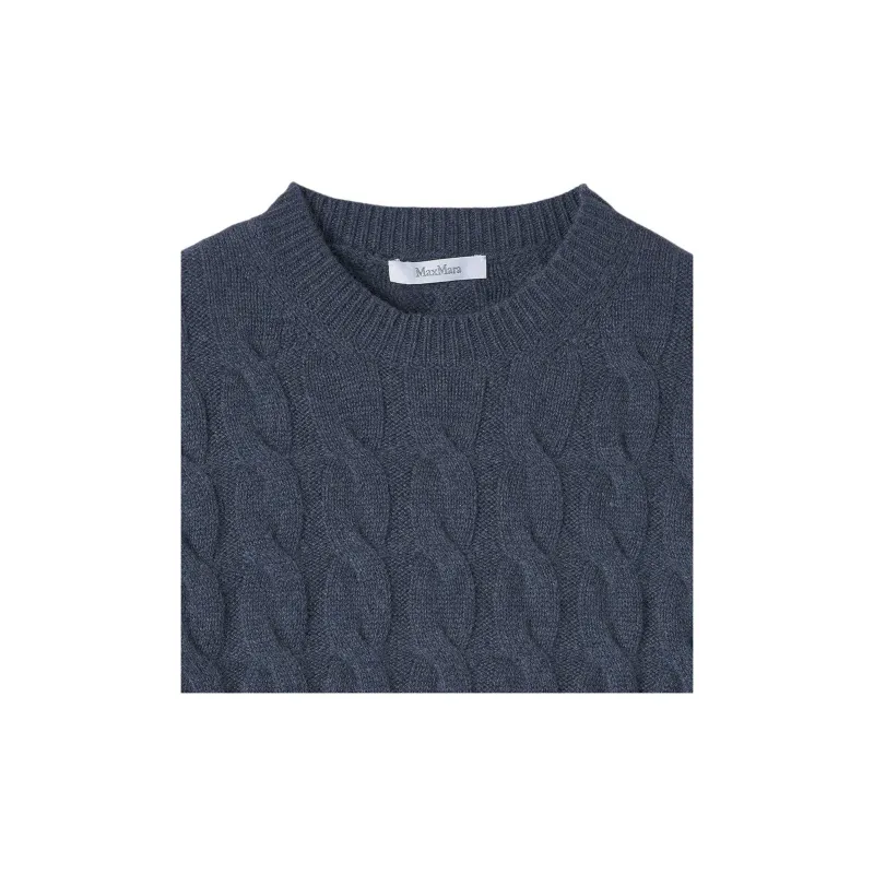 MaxMara Cashmere Sweaters Women's Blue-5